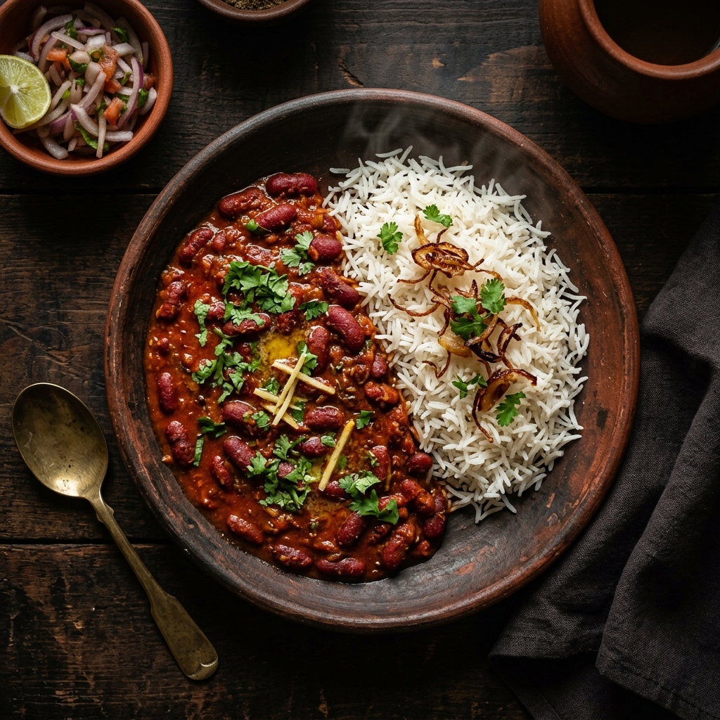 Kashmiri Rajma Chawal